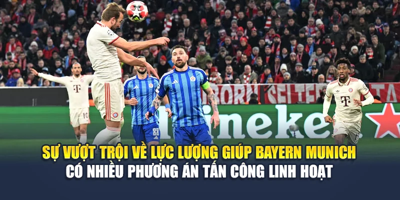 Soi Kèo Bóng Đá Bayern Munich vs Auckland City Từ damacdubai.in.net 2 Sự vượt trội về lực lượng giúp Bayern Munich có nhiều phương án tấn công linh hoạt